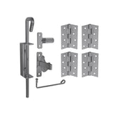 Coloursmart - Double Gate Kit,  1 x latch  4 x hinges, 1 x drop bolt,
